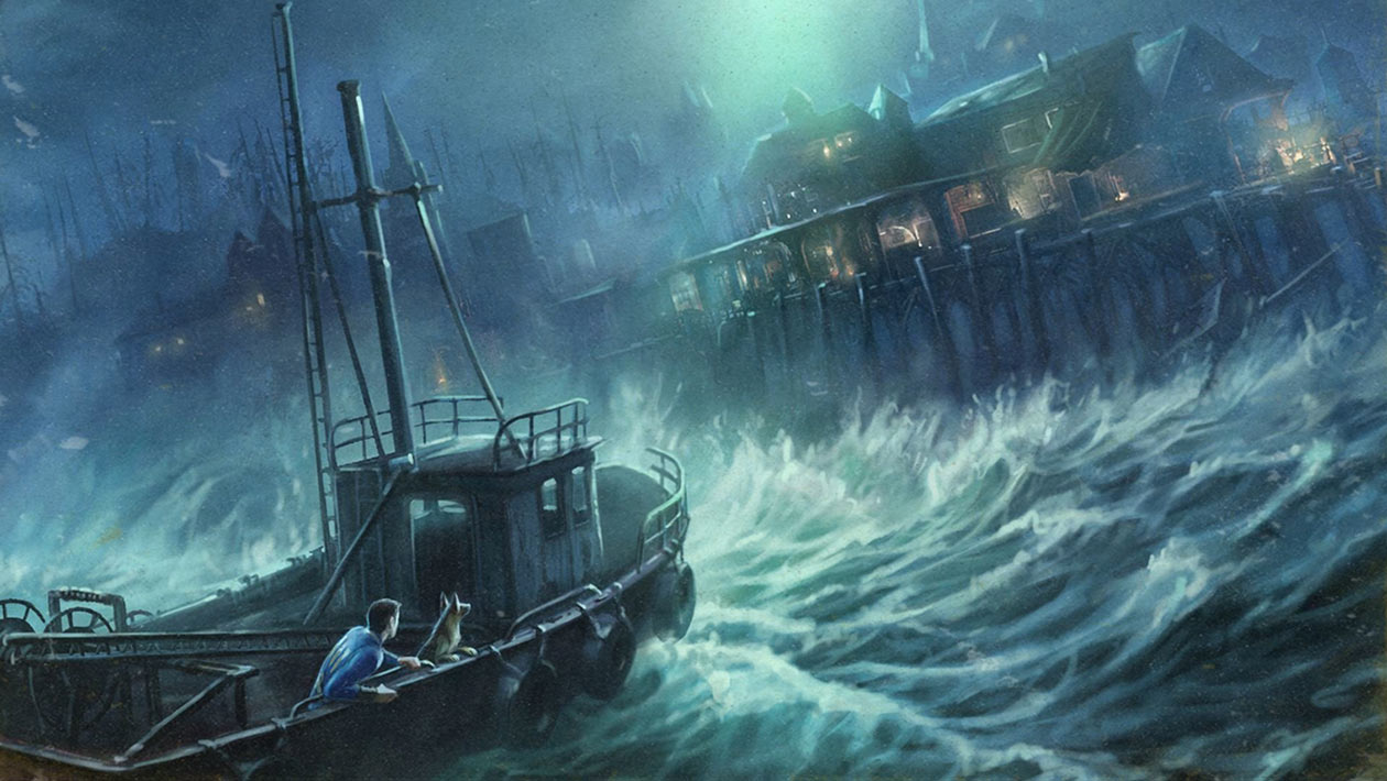 Far Harbor Arrival Concept Art from Fallout 4