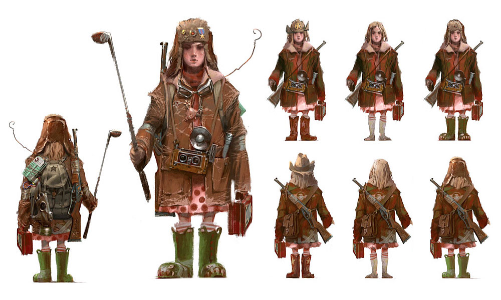 Gnat Character Concept Art from Fallout 4