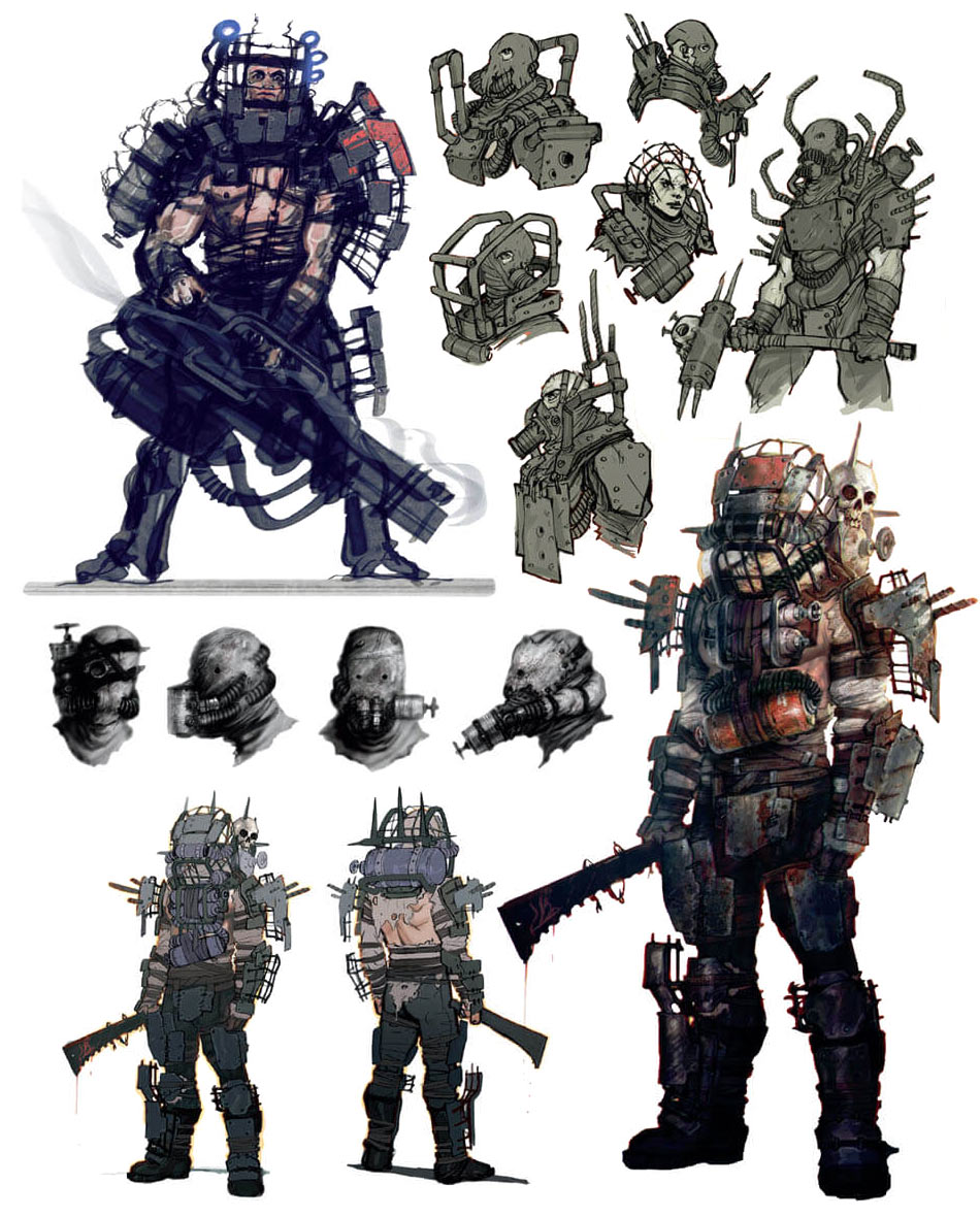 Heavy Raider Armor Concept Art from Fallout 4