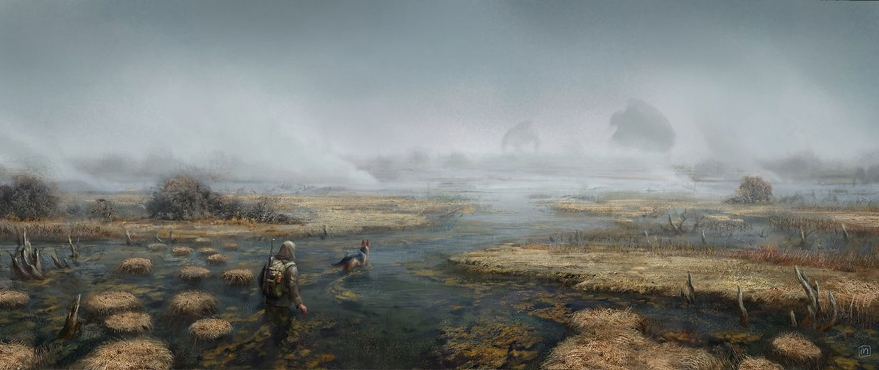 Marshes Concept Art from Fallout 4