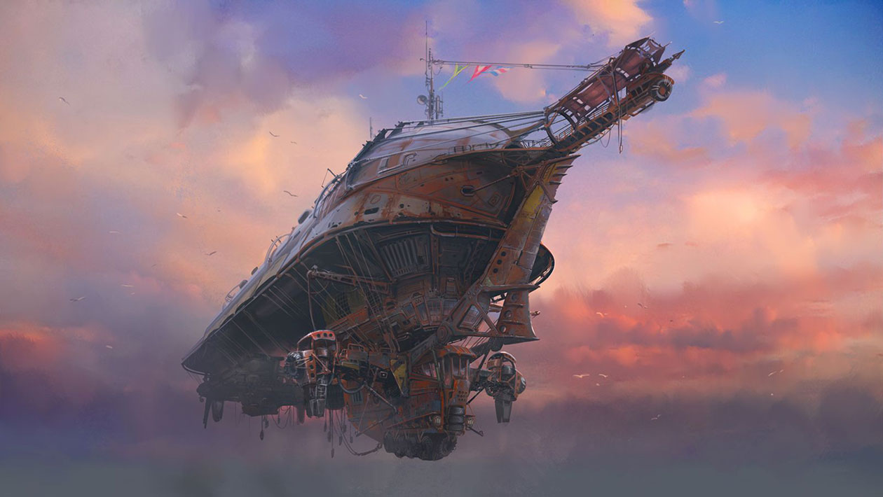 Prydwen Concept Art from Fallout 4