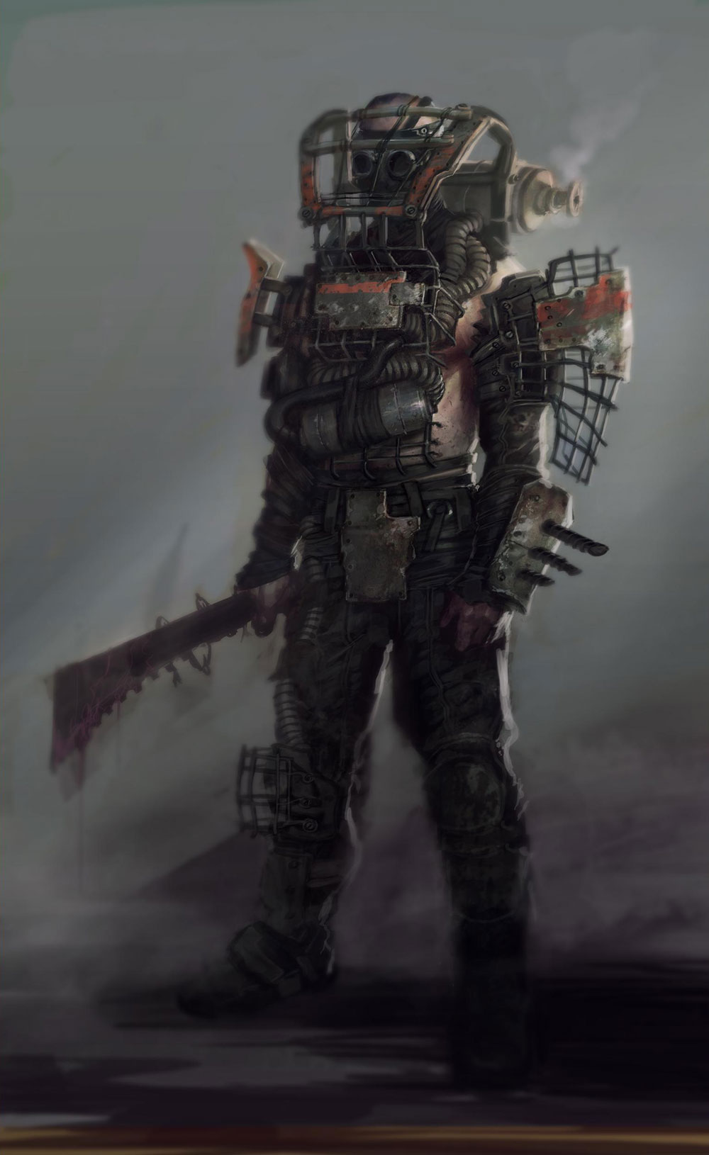 Raider Concept Artwork from Fallout 4