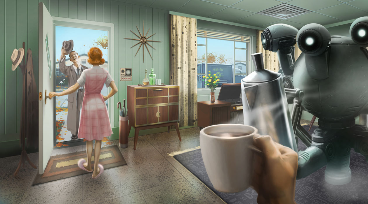 Salesman Concept Art from Fallout 4