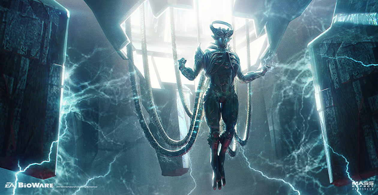 Archon Boss Concept Art from Mass Effect: Andromeda