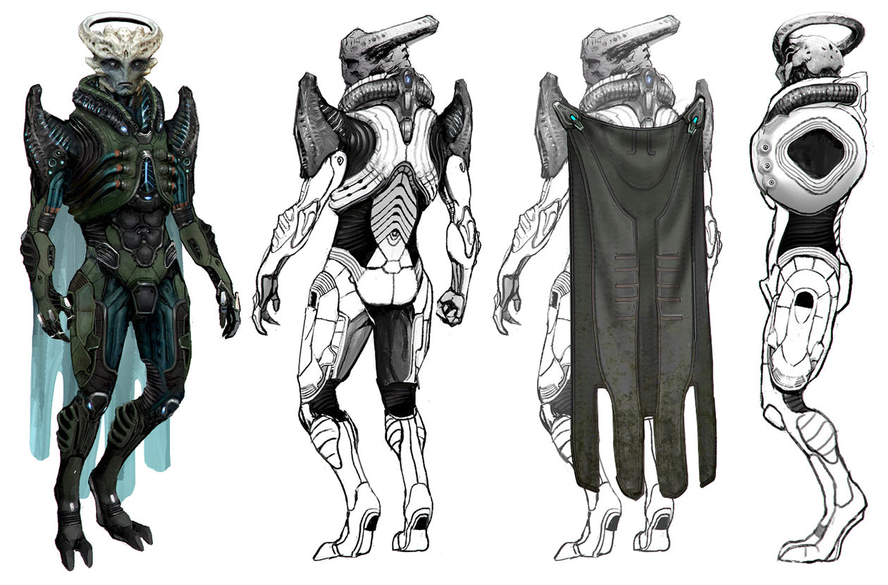 Archon Concept Art from Mass Effect: Andromeda