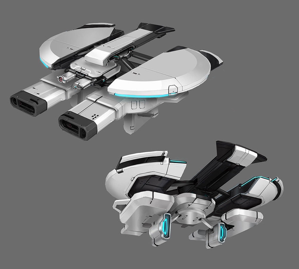 Drone Concept Artwork from Mass Effect: Andromeda