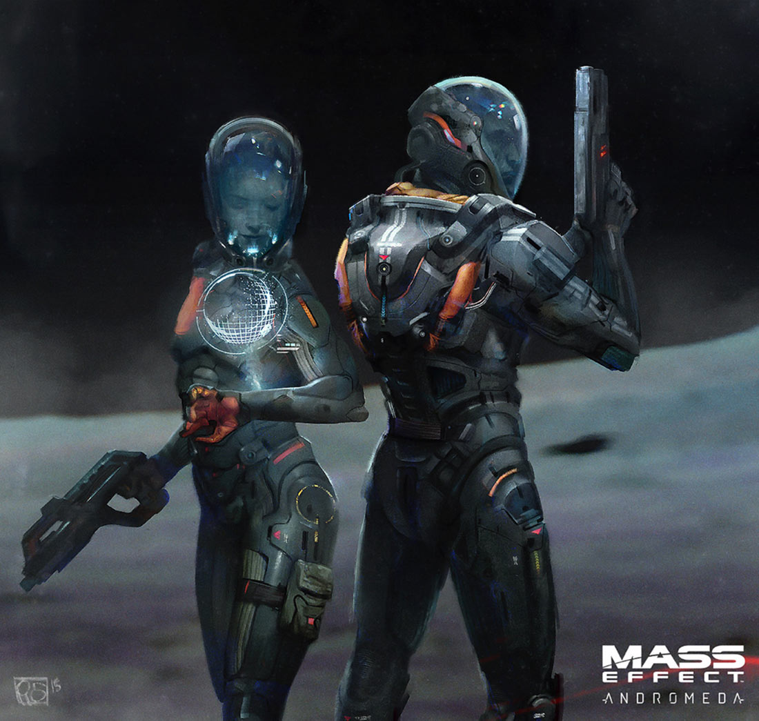E3 Promo Artwork from Mass Effect: Andromeda