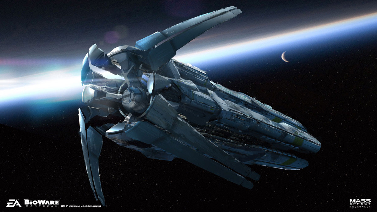 Hyperion Concept Art from Mass Effect: Andromeda