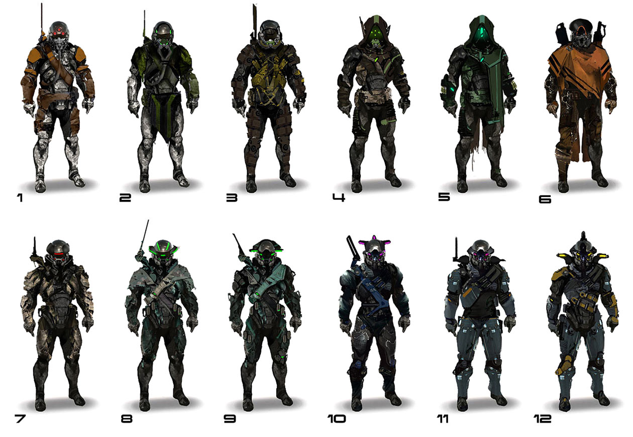 Outlaw Pirates Concept Art from Mass Effect: Andromeda
