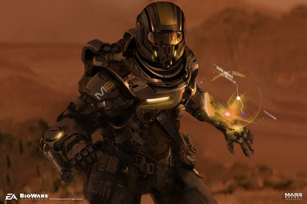 Pathfinder Concept Artwork from Mass Effect: Andromeda