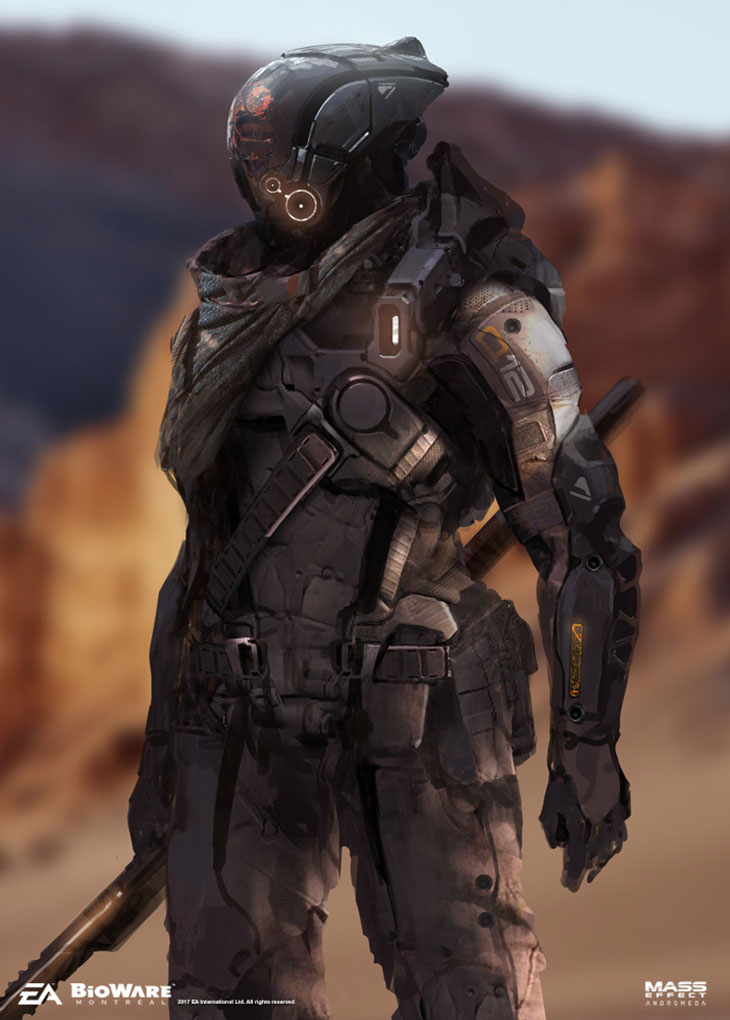 Pathfinder Concept Art from Mass Effect: Andromeda