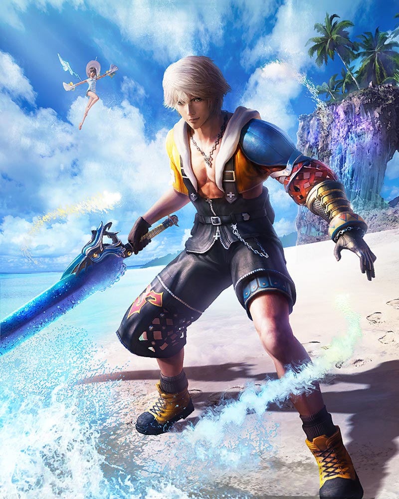 Ace Striker (Tidus) Artwork from Mobius Final Fantasy