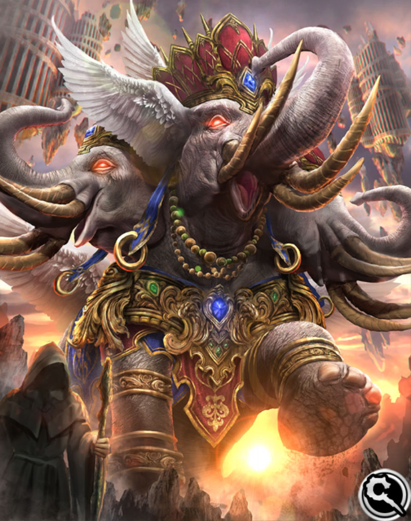 Airavata Artwork from Mobius Final Fantasy