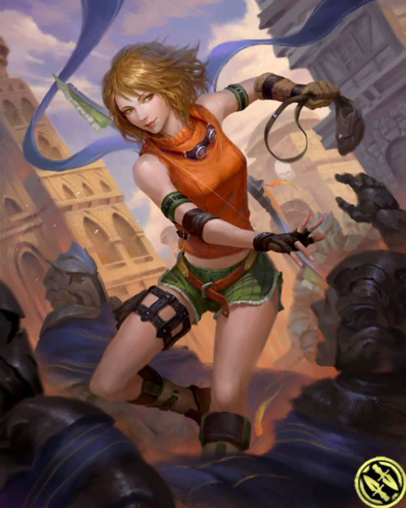 Al Bhed Hunter (Rikku) Artwork from Mobius Final Fantasy