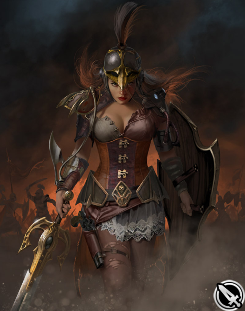 Amazon Artwork from Mobius Final Fantasy