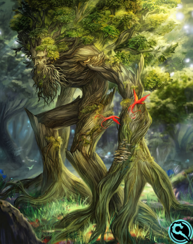 Bark Spirit Artwork from Mobius Final Fantasy