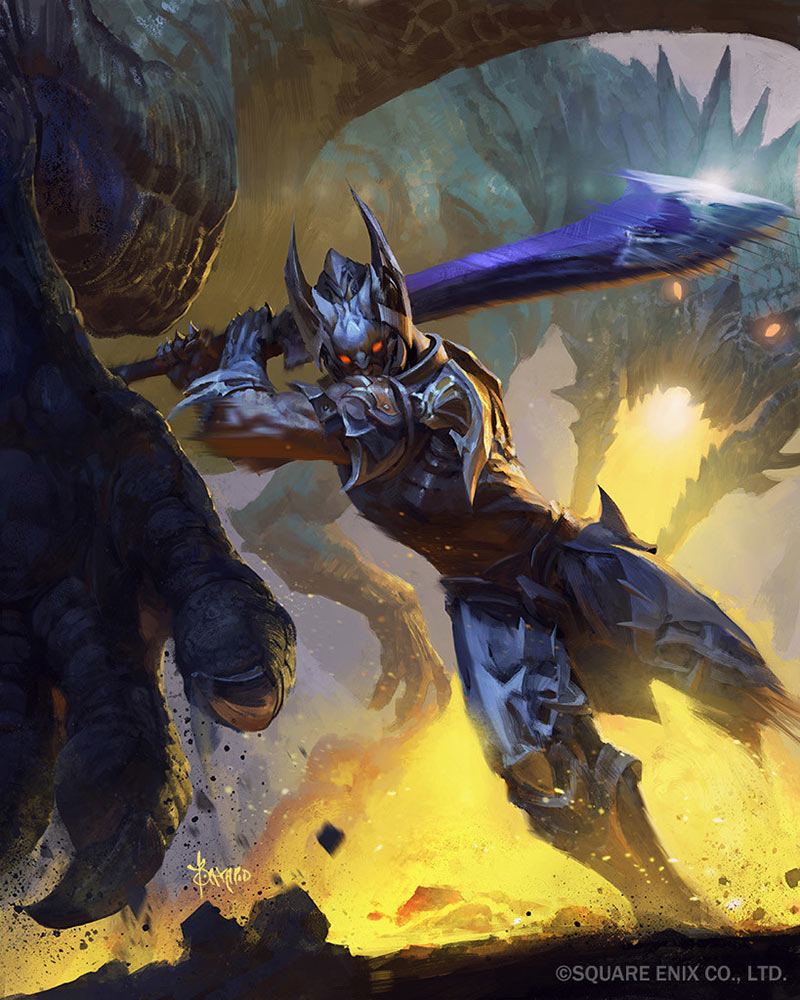 Berserker Artwork from Mobius Final Fantasy