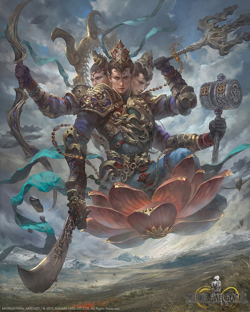Brahma Artwork from Mobius Final Fantasy