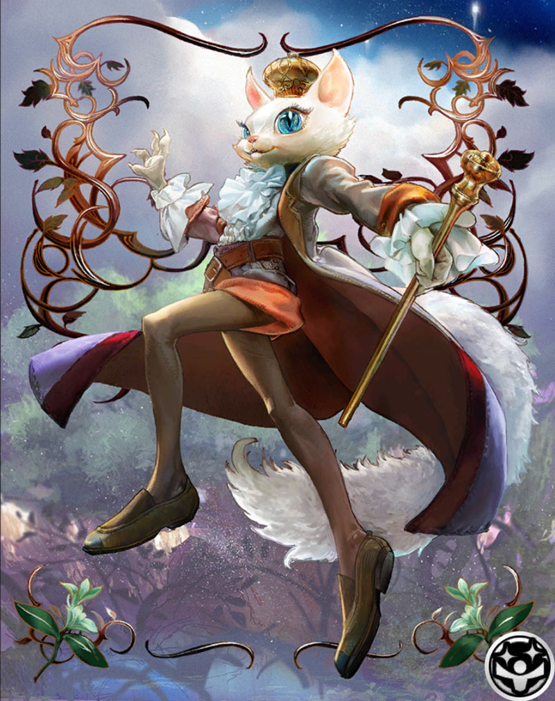 Cait Sith Artwork from Mobius Final Fantasy