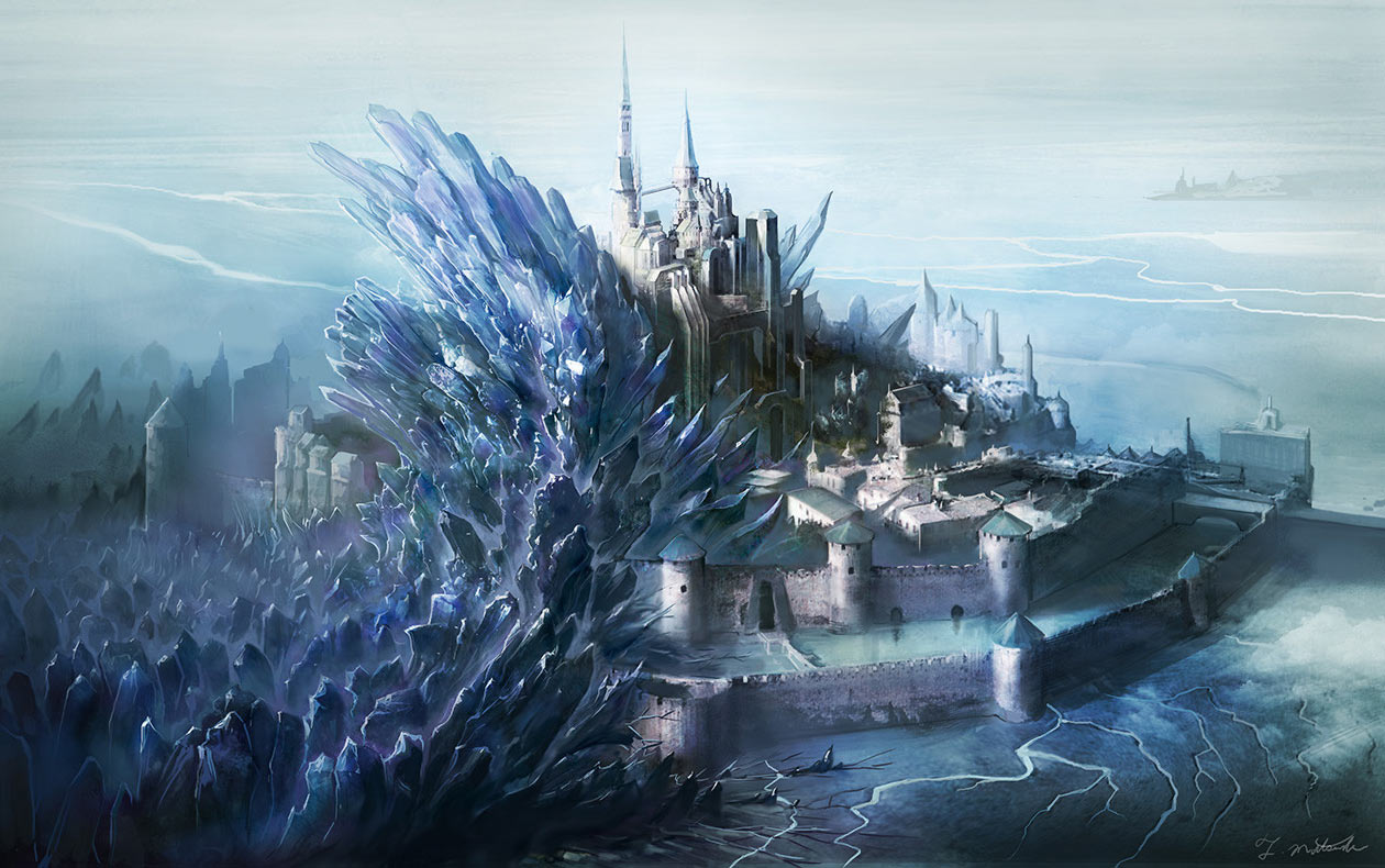 Castle Artwork from Mobius Final Fantasy