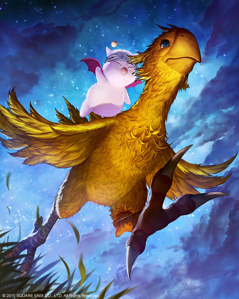 FFVII Choco/Mog Artwork from Mobius Final Fantasy