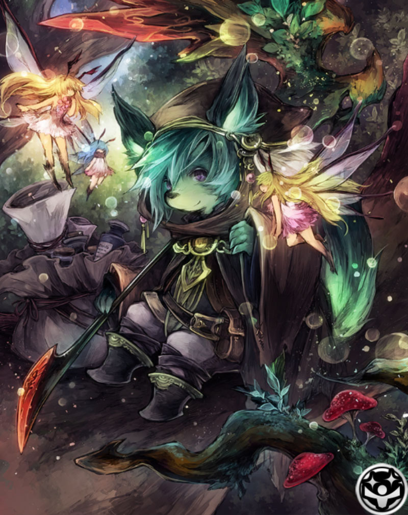 Cu Sith Artwork from Mobius Final Fantasy