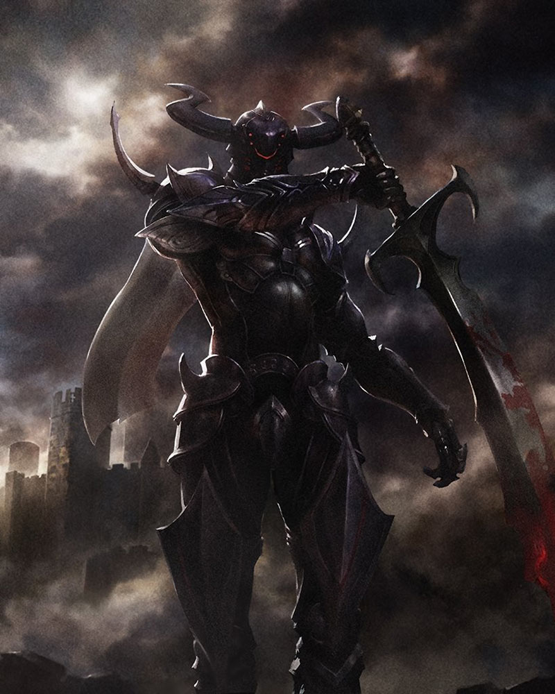 Dark Knight Artwork from Mobius Final Fantasy
