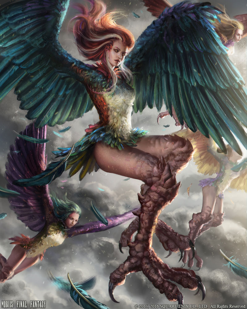 Dira Artwork from Mobius Final Fantasy