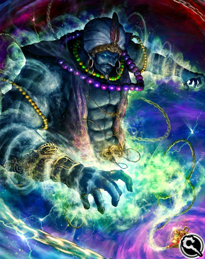 Djinn Artwork from Mobius Final Fantasy