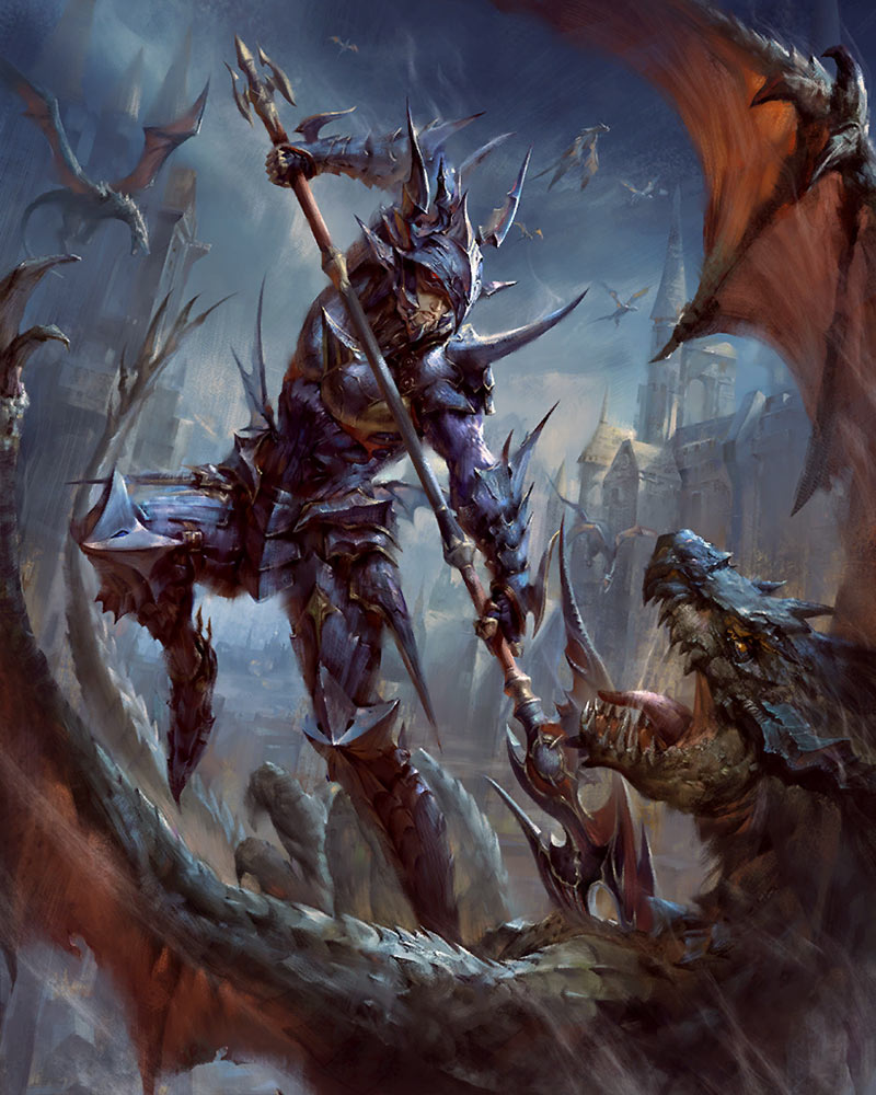 Dragoon Artwork from Mobius Final Fantasy