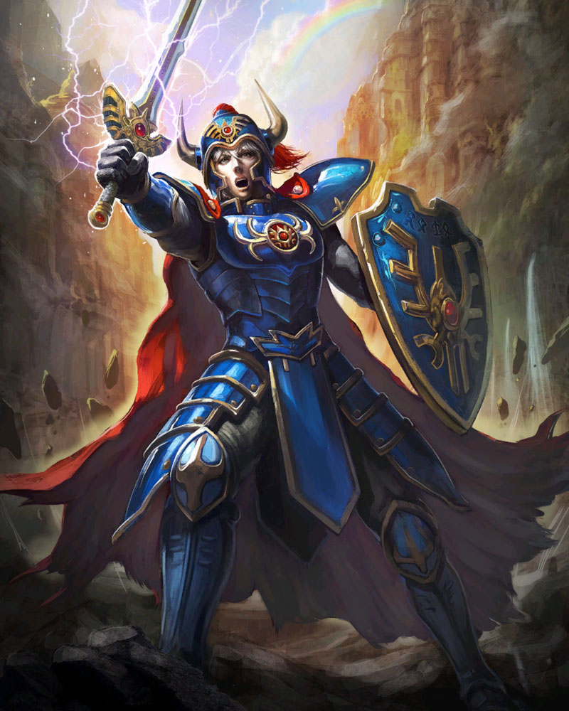 Erdrick Artwork from Mobius Final Fantasy