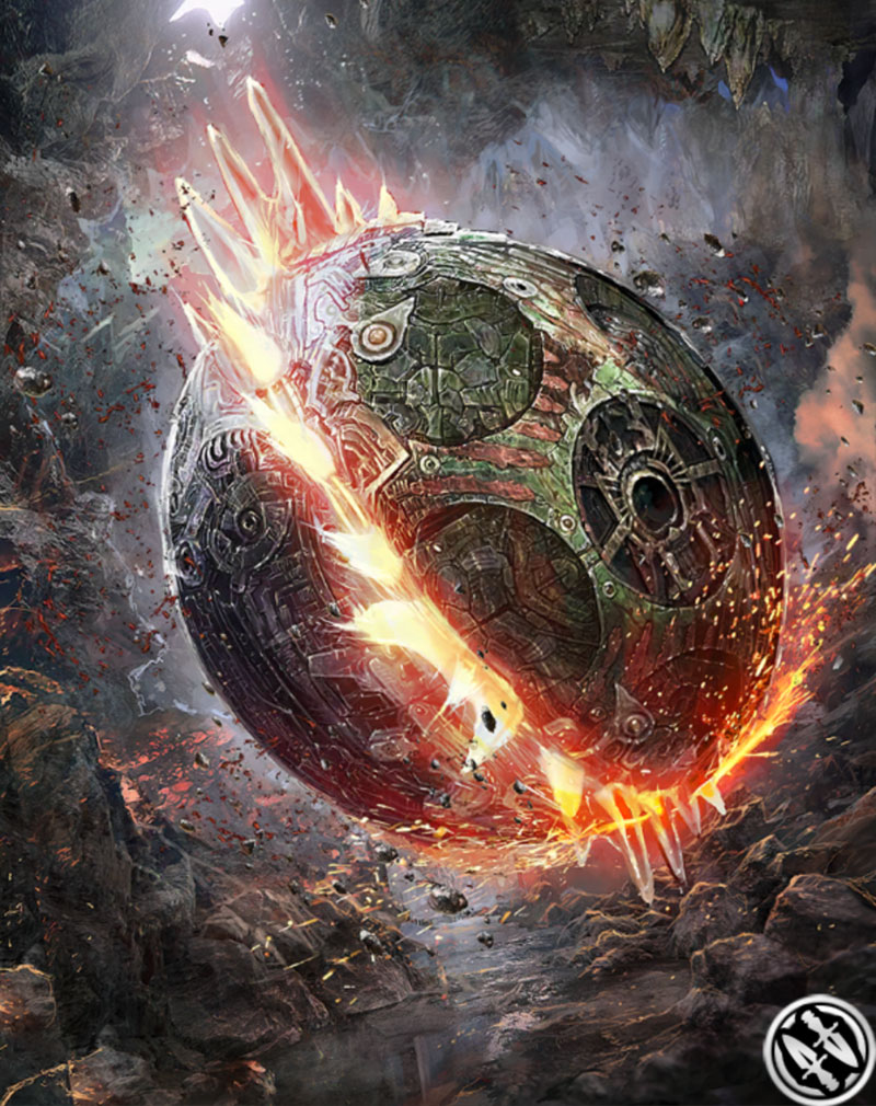 Fal'Cie Atomos Artwork from Mobius Final Fantasy