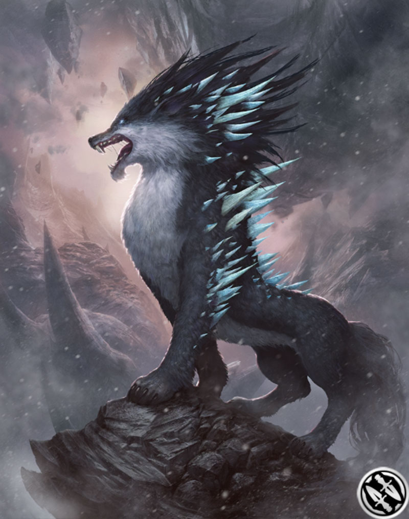 Fenrir Artwork from Mobius Final Fantasy