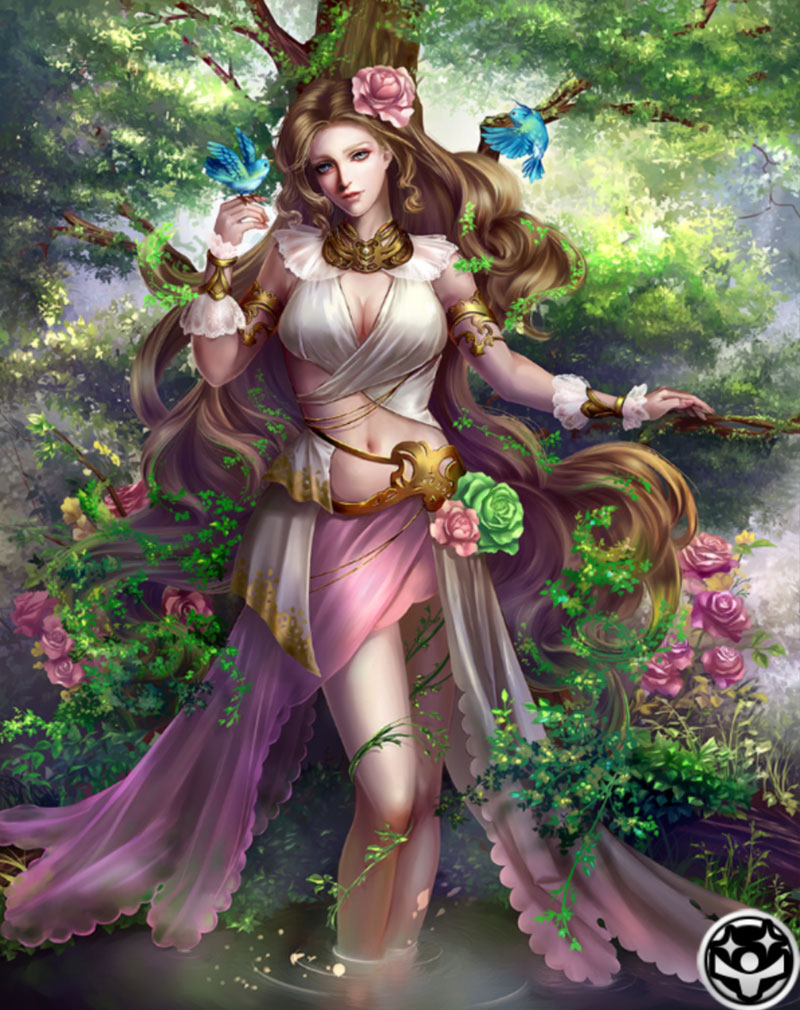 Flora Artwork from Mobius Final Fantasy