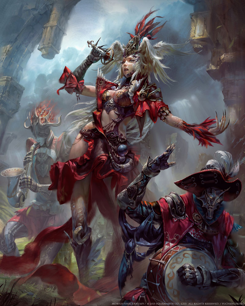 Gandarewa Artwork from Mobius Final Fantasy