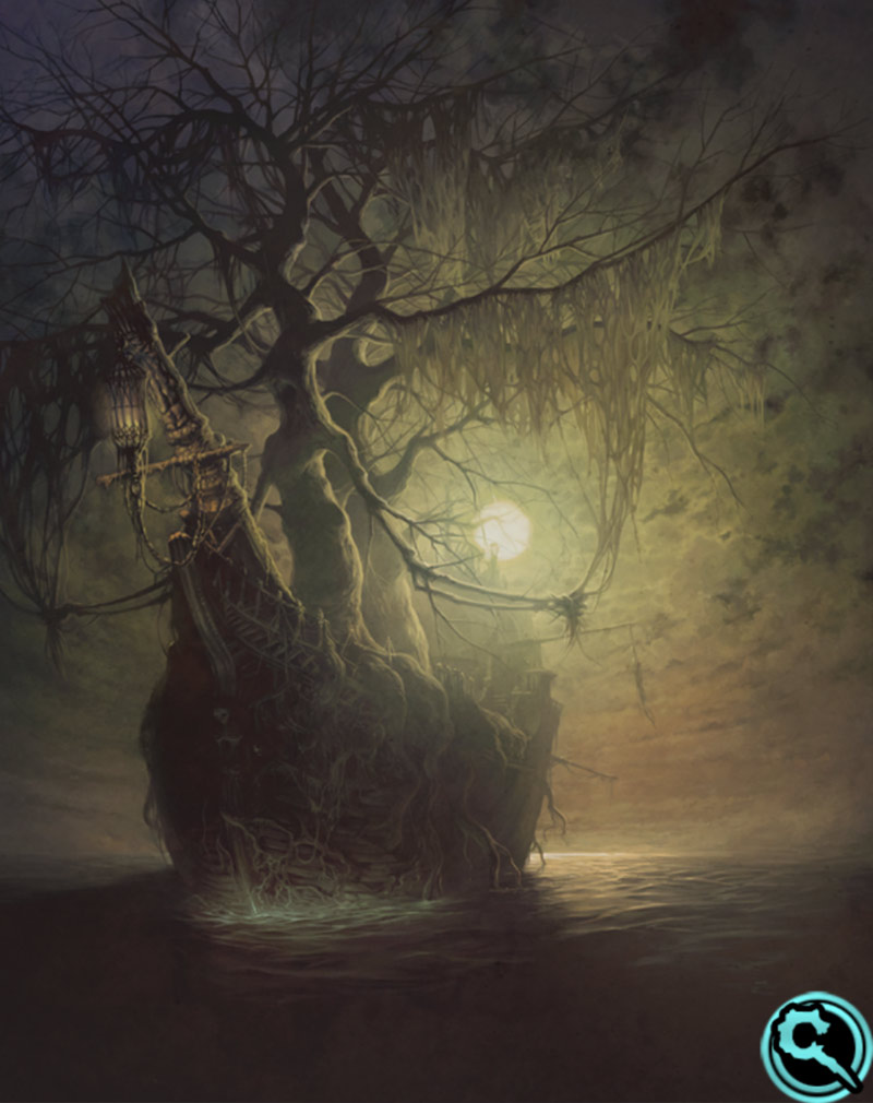 Ghost Ship Artwork from Mobius Final Fantasy
