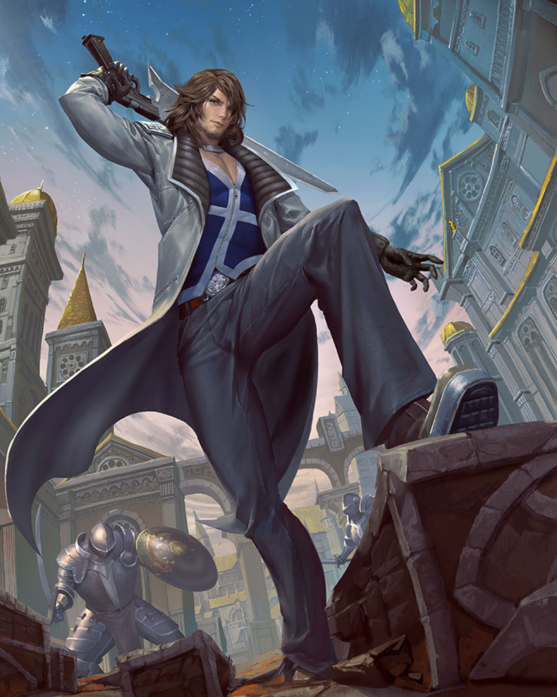 Graff, Seifer Legend Job Artwork from Mobius Final Fantasy