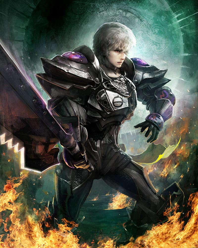 Heretical Knight (Garland) Artwork from Mobius Final Fantasy