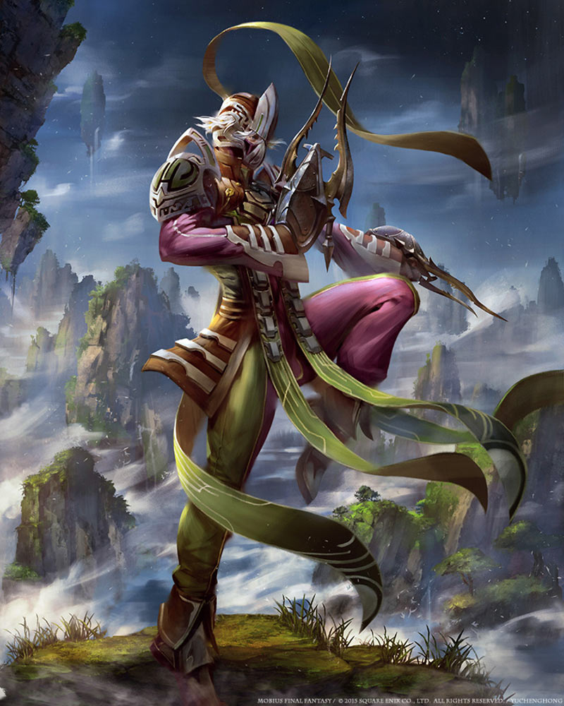 Hermit Artwork from Mobius Final Fantasy