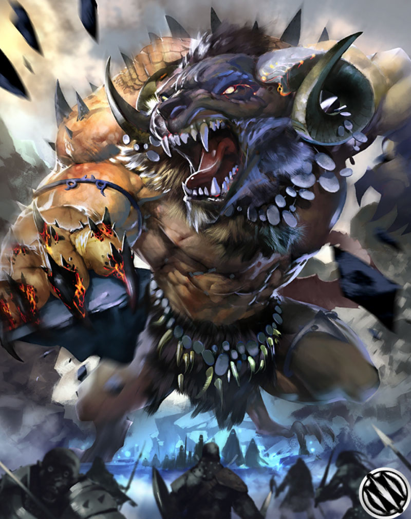 Humbaba Artwork from Mobius Final Fantasy