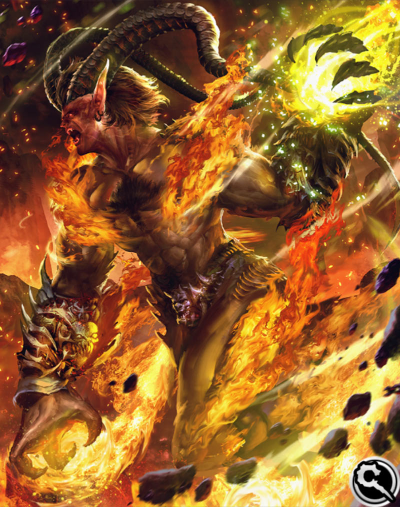 FFVII Ifrit Artwork from Mobius Final Fantasy