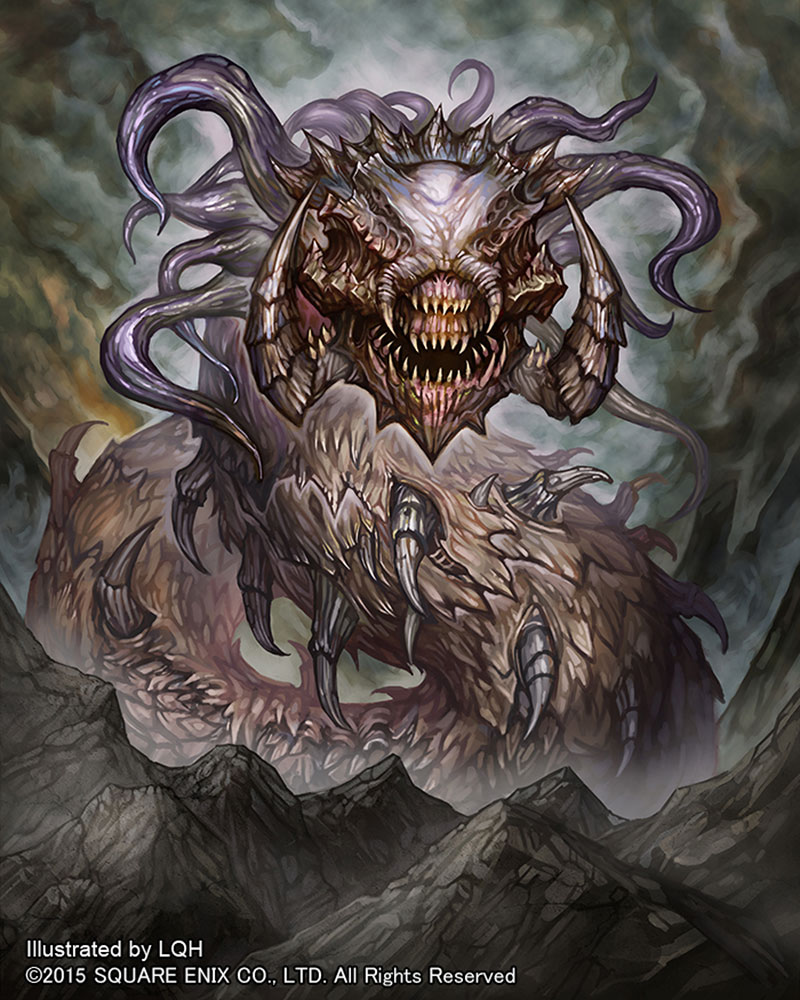 Jormungand Artwork from Mobius Final Fantasy