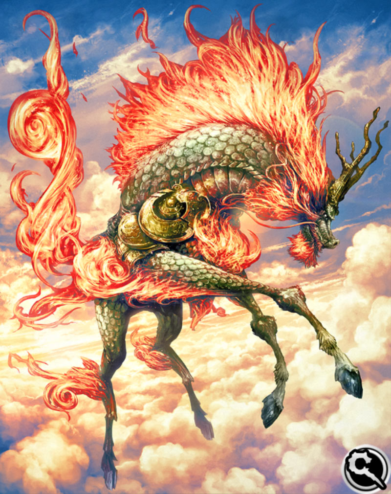 Kirin Artwork from Mobius Final Fantasy