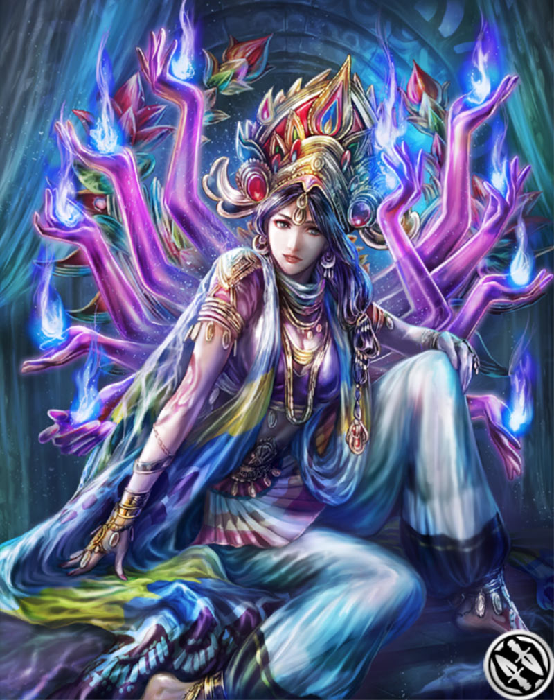 Lakshmi Artwork from Mobius Final Fantasy
