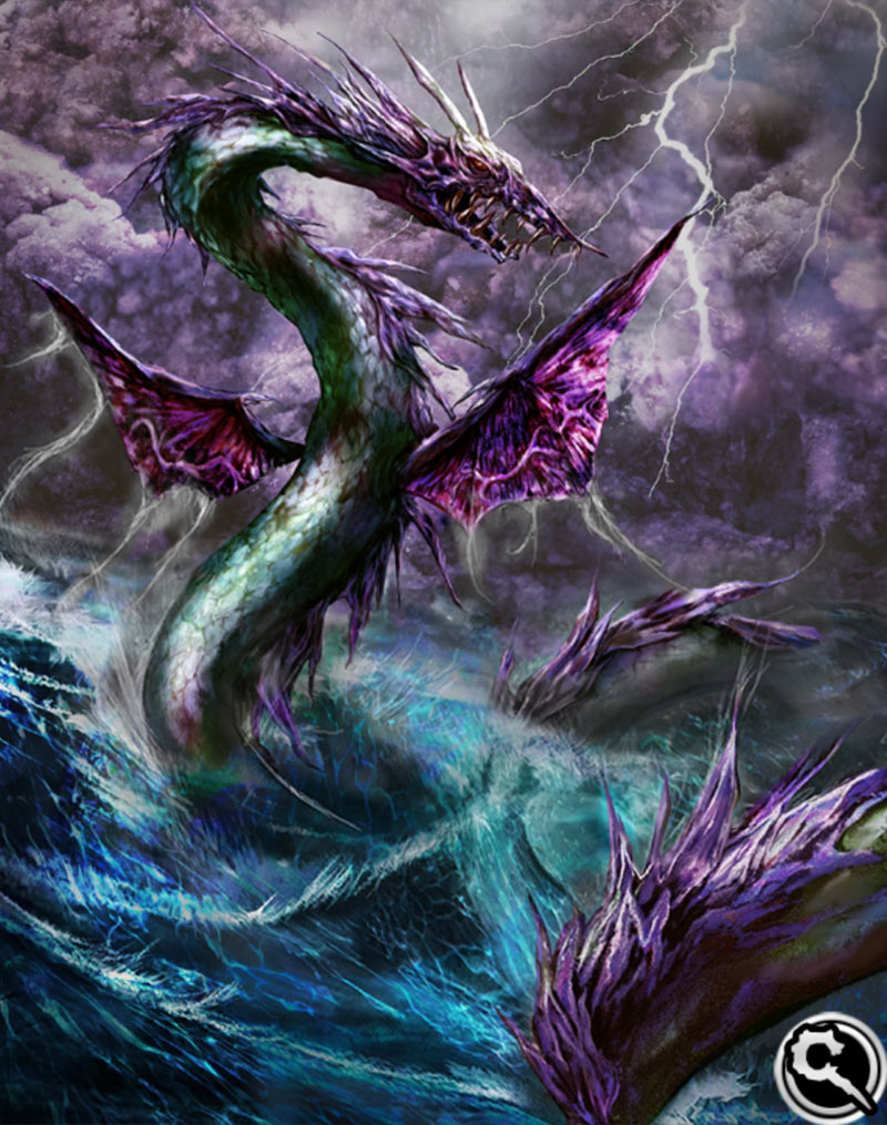 Leviathan Artwork from Mobius Final Fantasy