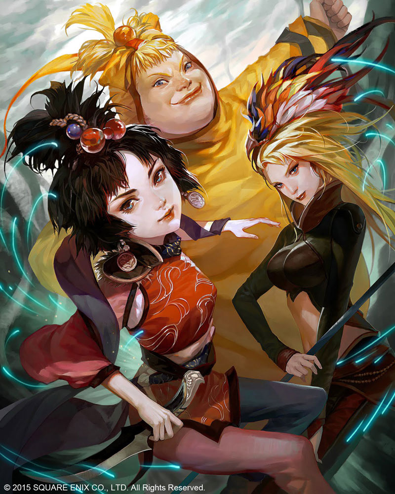 Magus Sisters Artwork from Mobius Final Fantasy