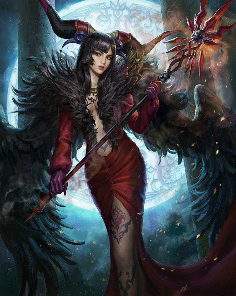 Meia, Ultimecia Legend Job Artwork from Mobius Final Fantasy