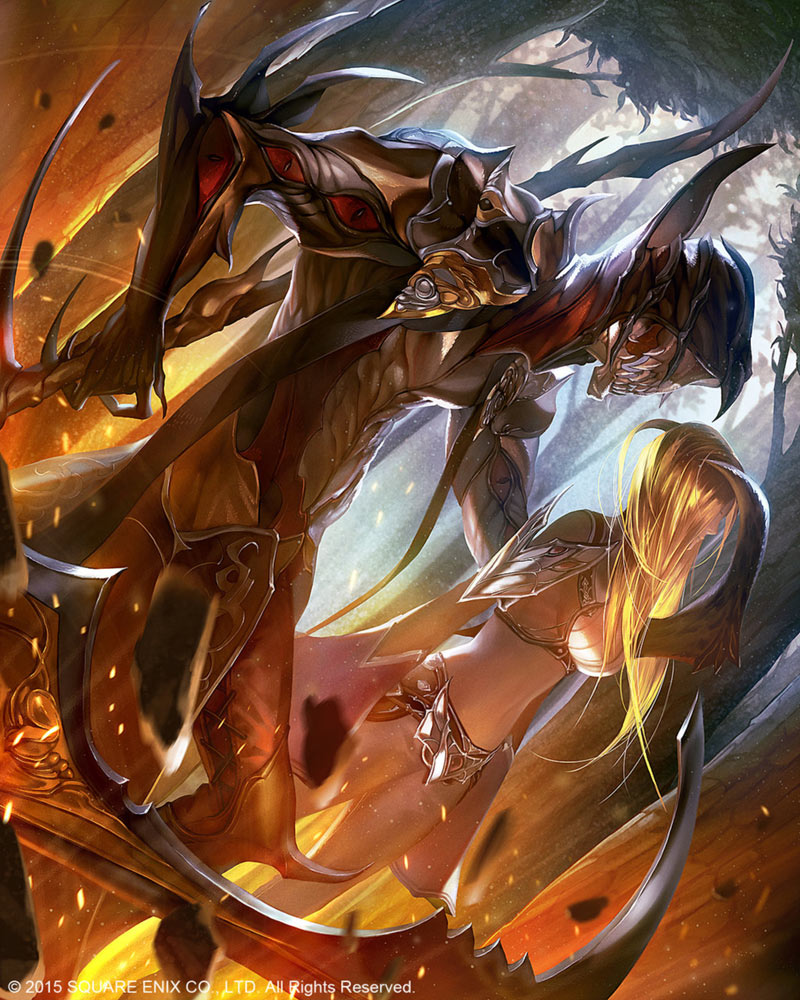 Mephistopheles Artwork from Mobius Final Fantasy