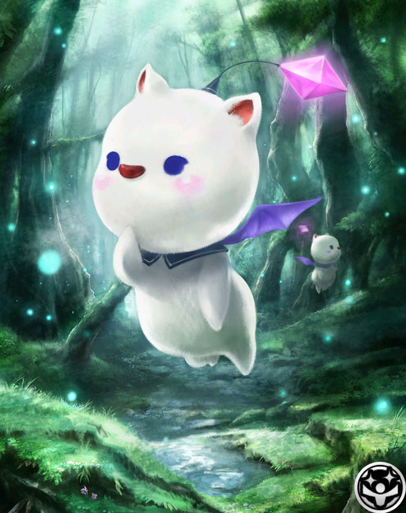 Moogle Artwork from Mobius Final Fantasy