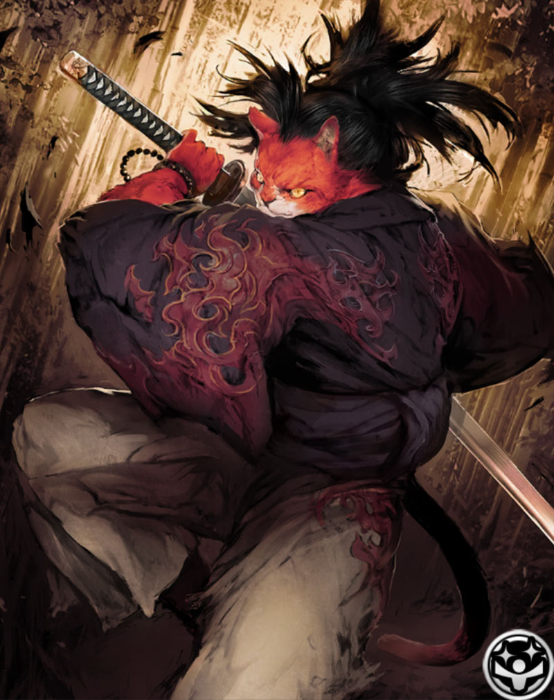 Nekomata Artwork from Mobius Final Fantasy